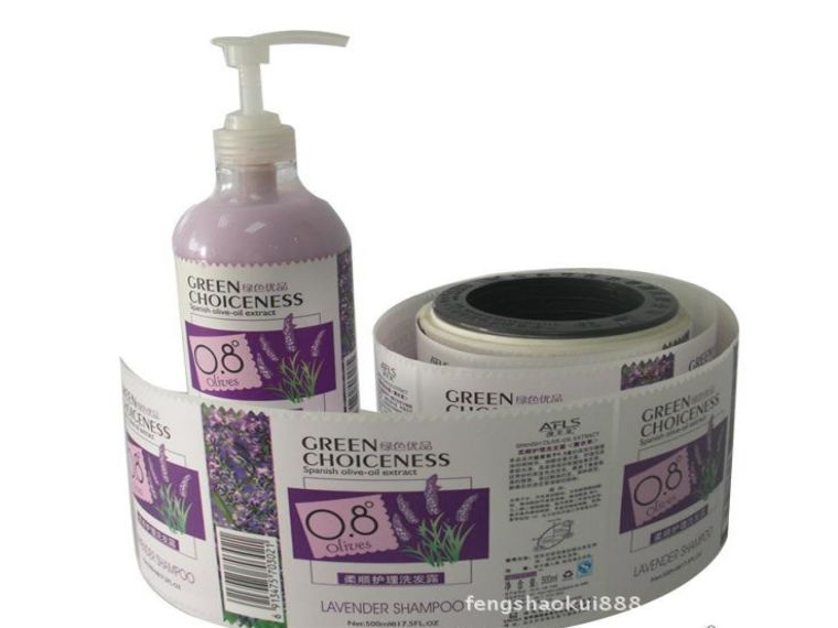 洗發(fā)水不干膠標(biāo)簽